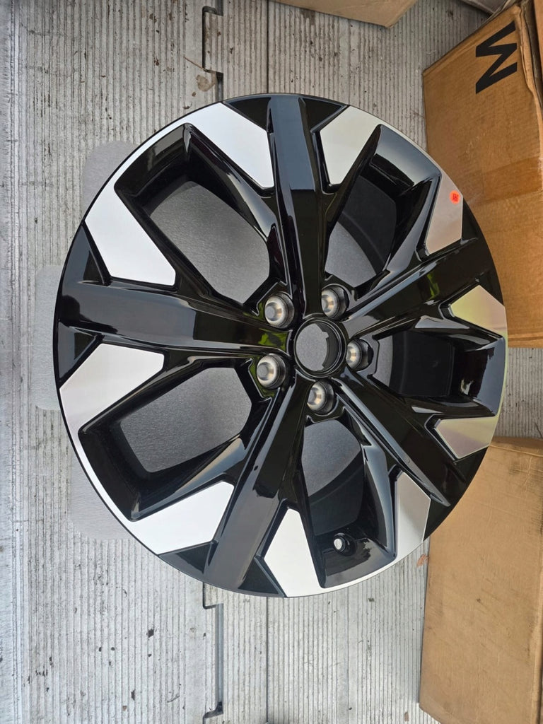 1x Alufelge 19 Zoll 7.5" 5x114.3 51ET Glanz Schwarz 52910-CJ360 Kia Sportage V FEL1994919051mj