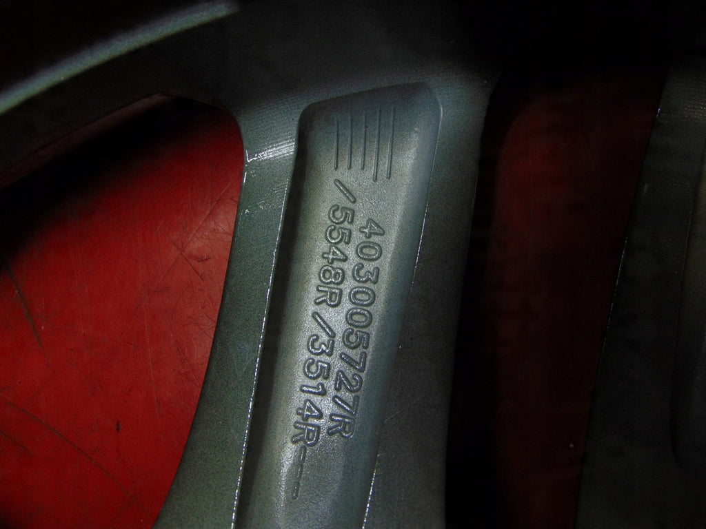 1x Alufelge 17 Zoll 6.5" 4x100 40ET Matt Schwarz 403005727R Renault Captur