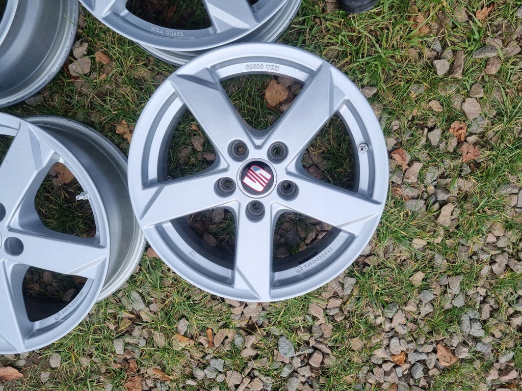 4x Alufelge 16 Zoll 6.5" 5x112 46ET Glanz VW Golf Rim Wheel FEL7516435868ix