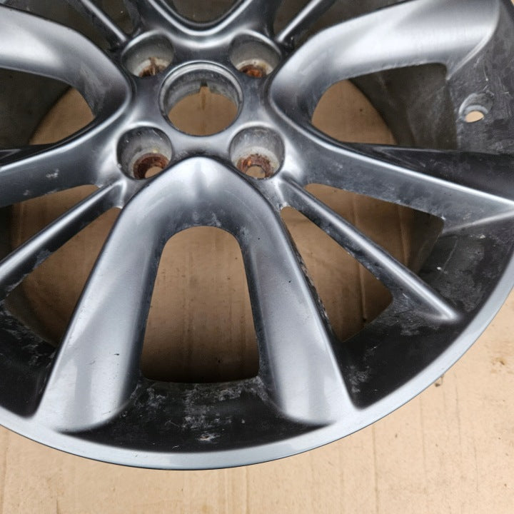 1x Alufelge 16 Zoll 6.5" 4x100 40ET Glanz Silber 13374019 Opel Corsa Rim Wheel FEL7756916663tv