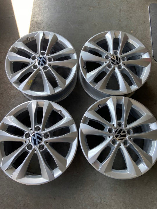 4x Alufelge 17 Zoll 7.0" 5x112 48 5ET Glanz Silber A2054018000 Mercedes-Benz I FEL9501591190jz