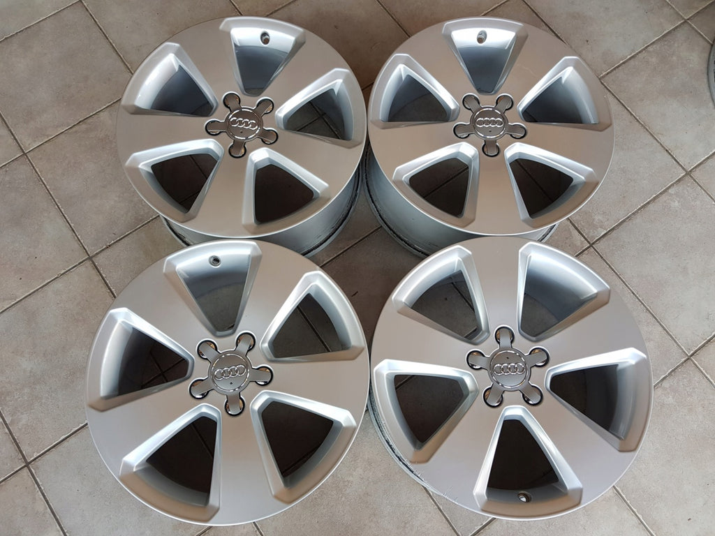 4x Alufelge 17 Zoll 7.5" 5x112 51ET Glanz Silber 8V0601025BK Audi A3 Rim Wheel FEL7070271984rq