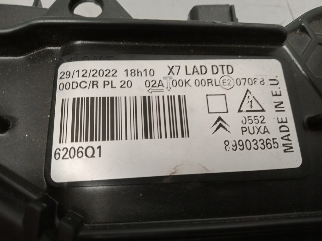 Frontscheinwerfer Citroën C5 89903365 LED Rechts Scheinwerfer Headlight SCH1955434674jg