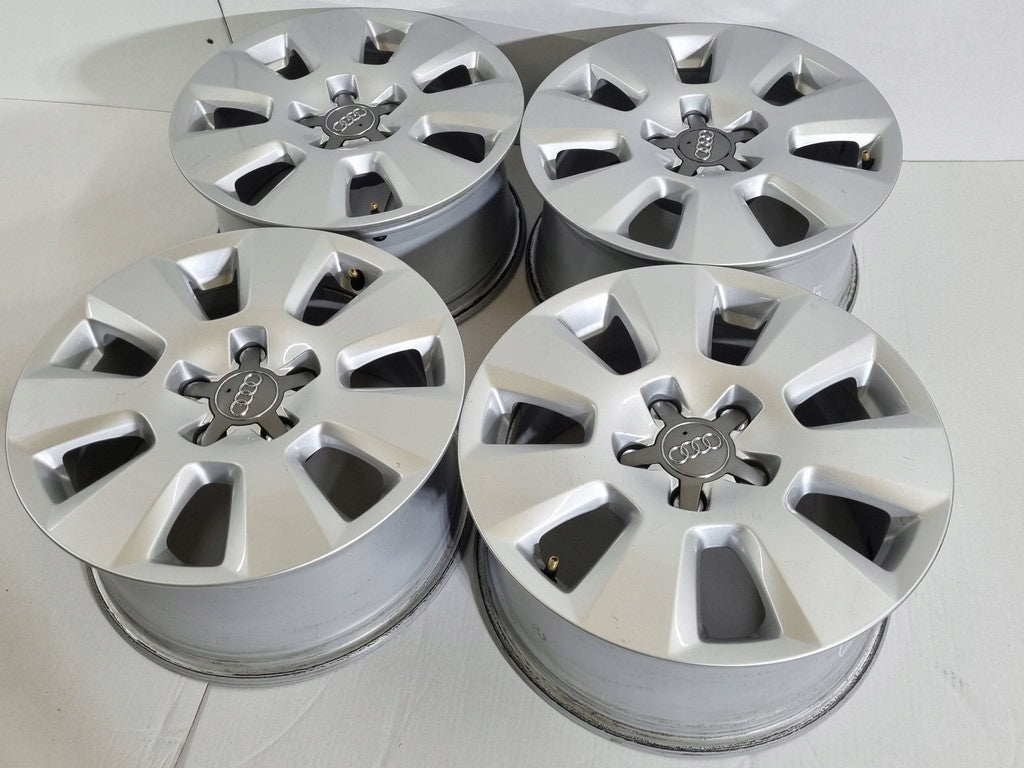 4x Alufelge 16 Zoll 7.5" 5x112 37ET Glanz Silber 4G0601025 Audi Rim Wheel FEL5117875137xc