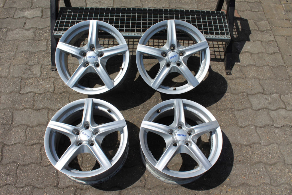 4x Alufelge 16 Zoll 6.5" 5x108 50ET Glanz Silber KBA48069 Rim Wheel FEL5214544318bt