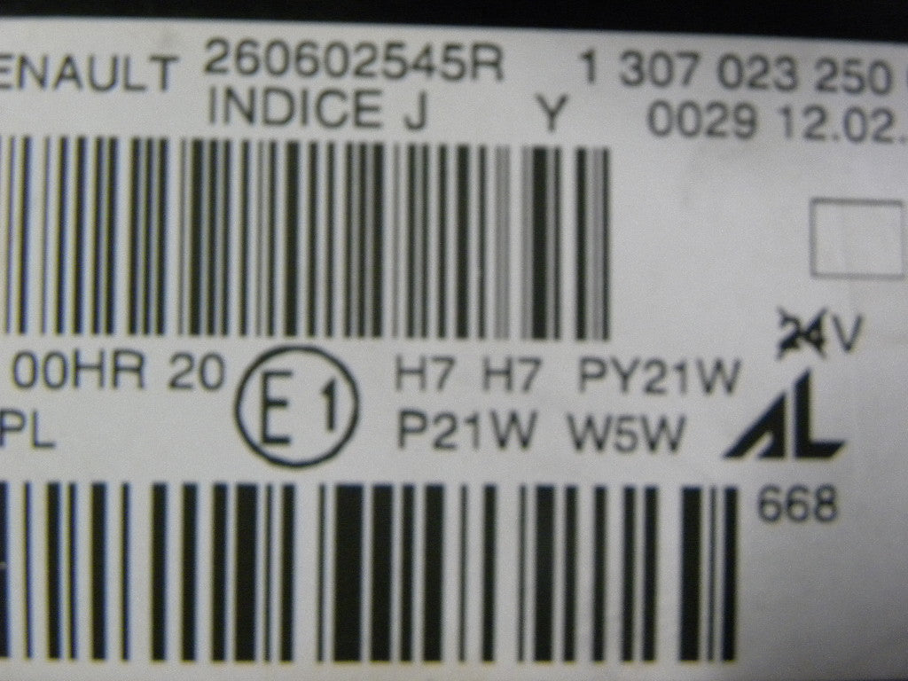 Frontscheinwerfer Renault III 260602545R LED Links Scheinwerfer Headlight