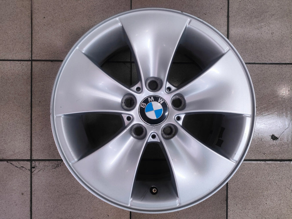 1x Alufelge 16 Zoll 7.0" 5x120 34ET Glanz Silber 6775594 BMW 3 E91 E90 Rim Wheel FEL5868446903ha