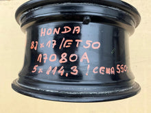 Laden Sie das Bild in den Galerie-Viewer, 1x Alufelge 17 Zoll 8.0" 5x114.3 50ET Honda Rim Wheel FEL7235442188xt
