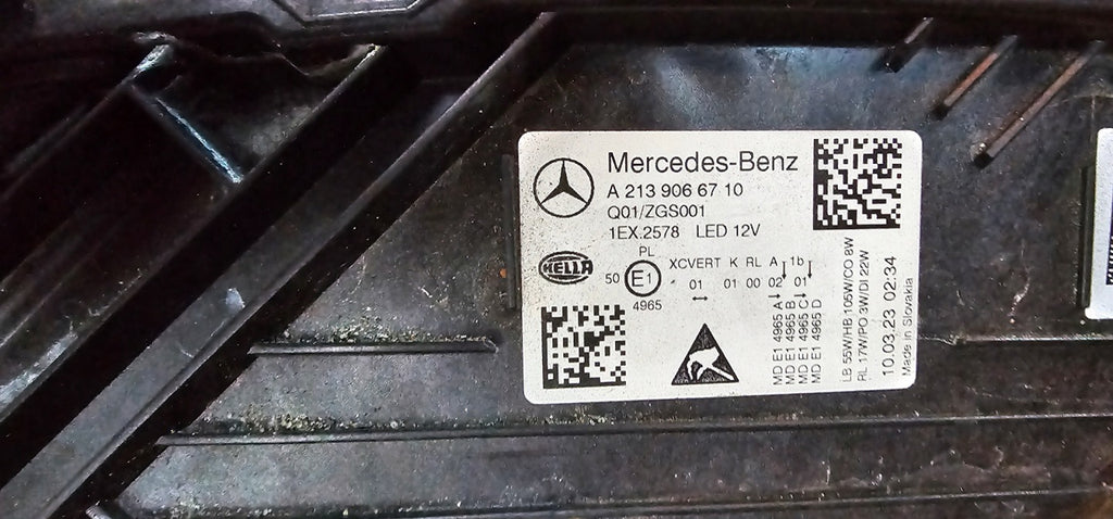 Frontscheinwerfer Mercedes-Benz W213 A2139066710 LED Links Headlight SCH2027056692zn