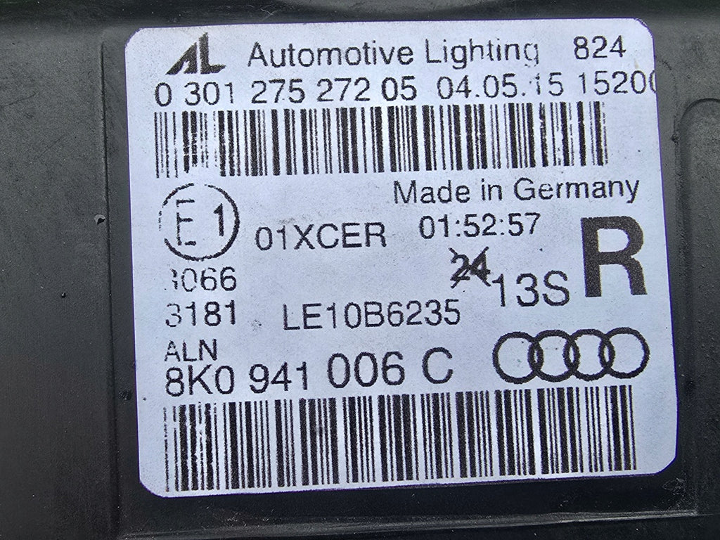 Frontscheinwerfer Audi A4 B8 8K0941006C Xenon Rechts Scheinwerfer Headlight SCH9009749833gk