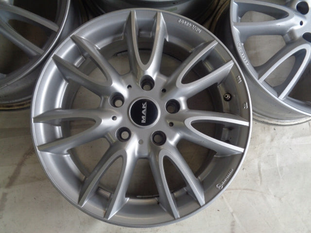 4x Alufelge 16 Zoll 6.5" 5x120 46ET BMW 4 Mini Rim Wheel FEL5410142204qm