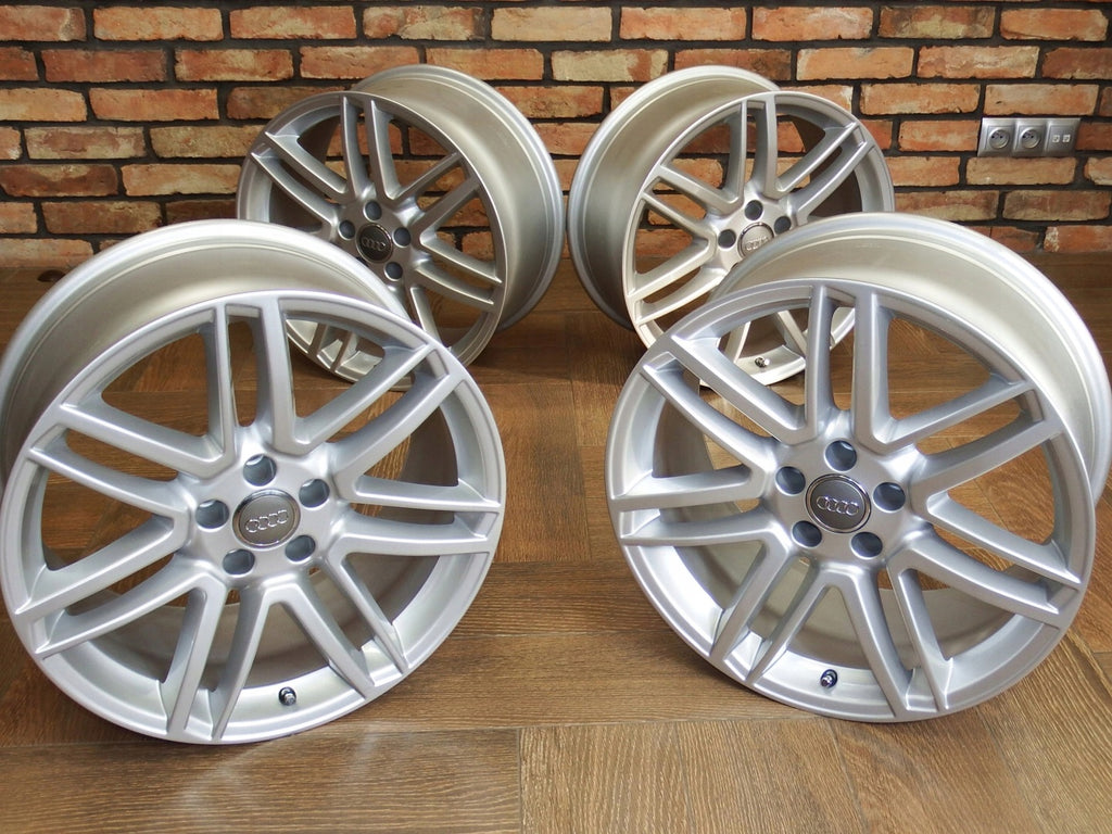 4x Alufelge 19 Zoll 9.0" 5x112 32ET Glanz Silber 4H0601025CA Audi A5 A8 FEL5116873844bi