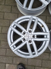 Laden Sie das Bild in den Galerie-Viewer, 4x Alufelge 16 Zoll 6.5" 5x112 41ET Silber KBA53206 Rim Wheel FEL5859356697lf