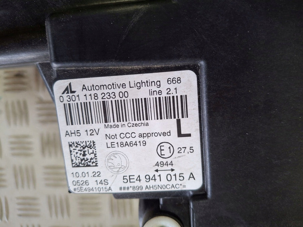 Frontscheinwerfer Skoda Octavia 5e3 IV Nx3 Nx5 5E4941015A Full LED Links SCH6829547442nl