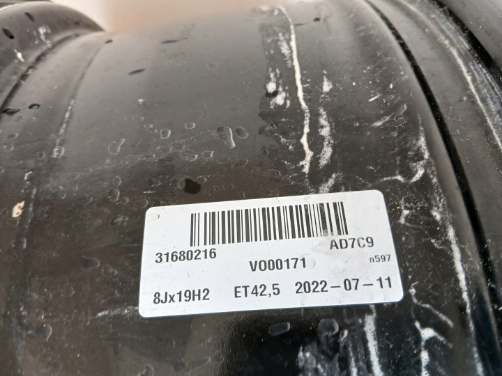 1x Alufelge 19 Zoll 8.0" 5x108 42 5ET Glanz 31680216 Volvo Xc90 II Xc60 FEL3728480656tb