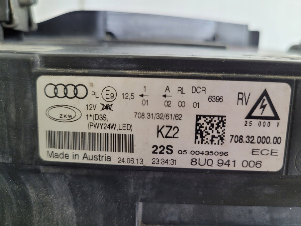 Frontscheinwerfer Audi Q3 8U0941006 Xenon Rechts Scheinwerfer Headlight SCH2675710015xx