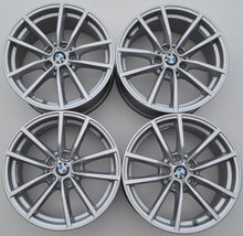 Laden Sie das Bild in den Galerie-Viewer, 4x Alufelge 17 Zoll 7.5" 5x112 30ET Glanz Silber 6883520 BMW G22 Rim Wheel FEL1909180442fu