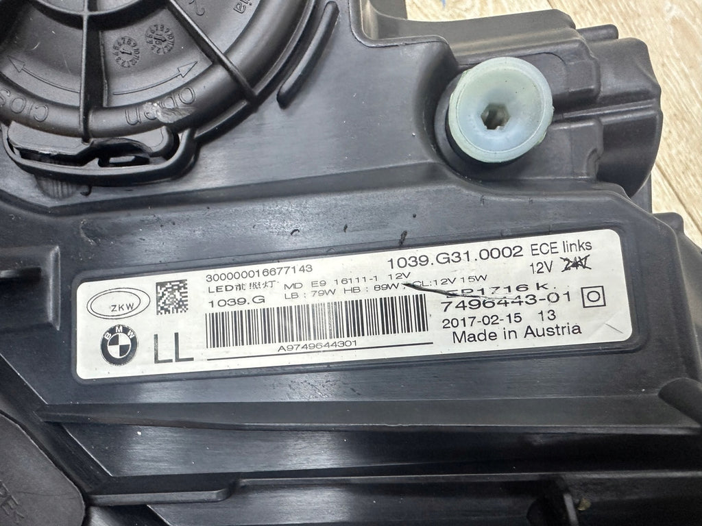 Frontscheinwerfer BMW G32 7496443-02Q LED Ein Stück (Rechts oder Links) SCH7770024083lv