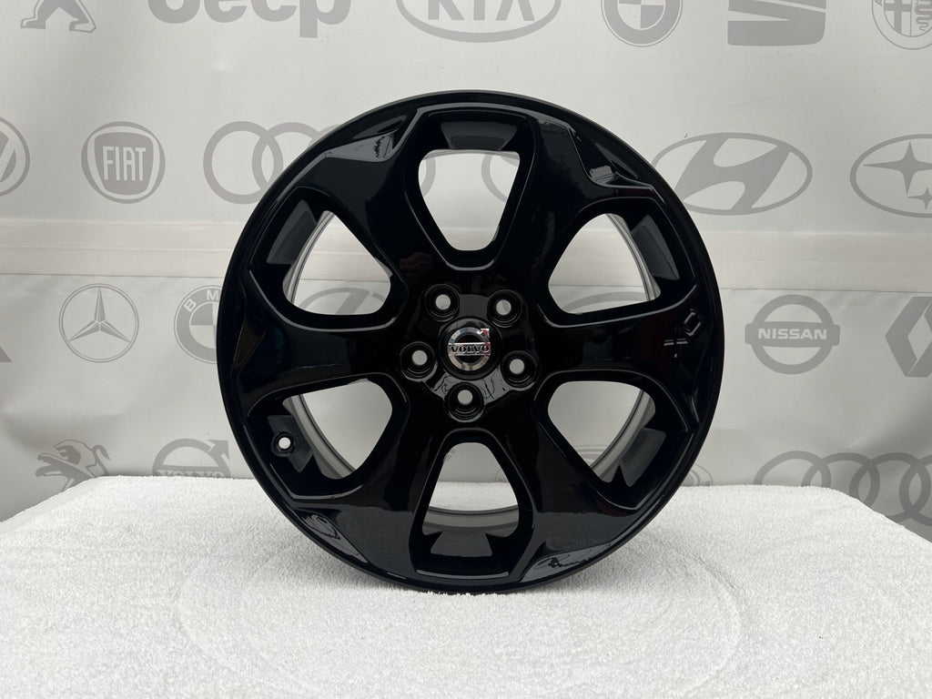 4x Alufelge 18 Zoll 7.5" 5x108 Glanz Schwarz 31200371 Volvo Xc60 I Rim Wheel FEL6275547862zb