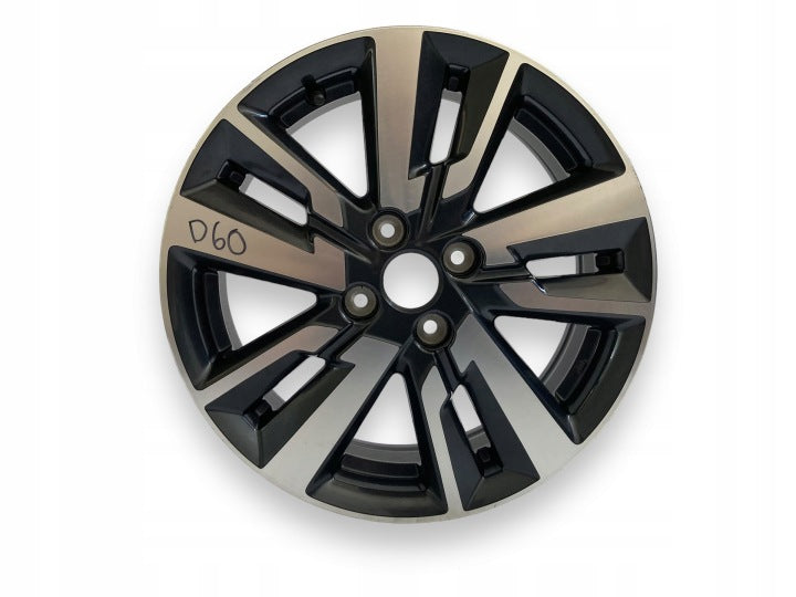 1x Alufelge 16 Zoll 6.0" 4x100 50ET Schwarz 403005FA1 Nissan Micra I K14 FEL4734379535bs