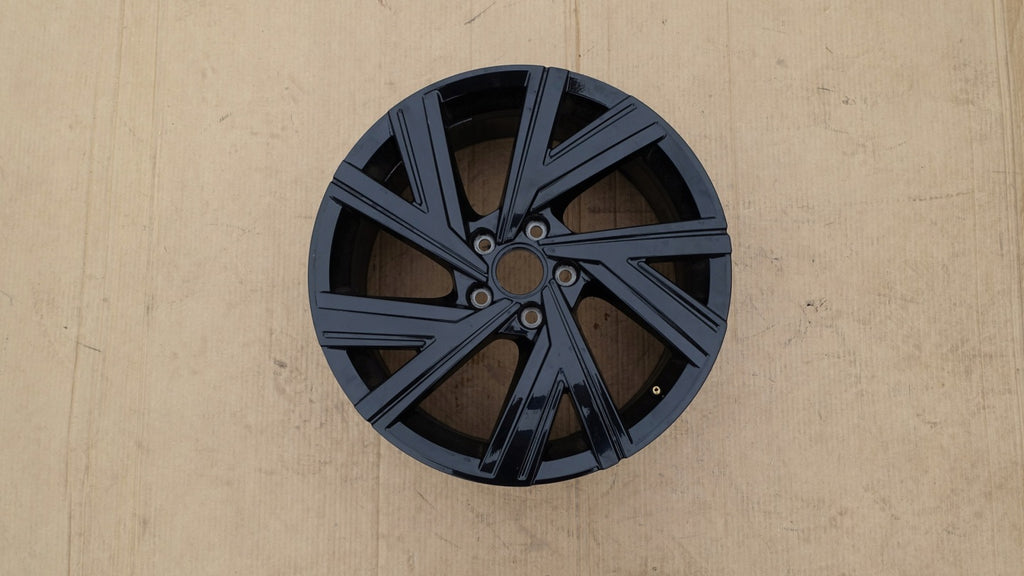 1x Alufelge 18 Zoll 7.5" 5x112 51ET Glanz Schwarz 5H0601025AE VW Golf Rim Wheel FEL6238369504yx