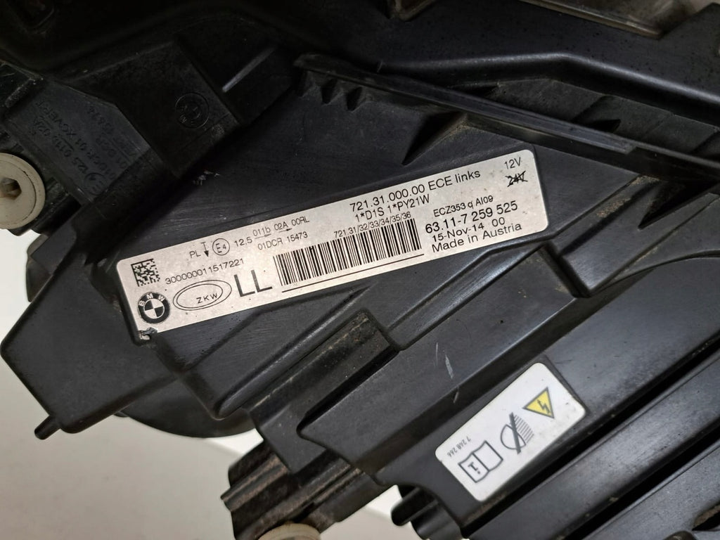 Frontscheinwerfer BMW 3 F30 F31 7259525 LED Links Scheinwerfer Headlight SCH7724739721mb