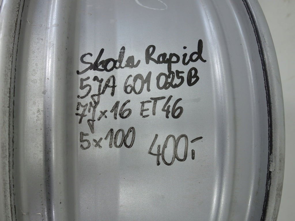 1x Alufelge 17 Zoll 7.0" 5x100 46ET 5JA601025B Skoda Fabia Rapid Rim Wheel FEL2095140674iv