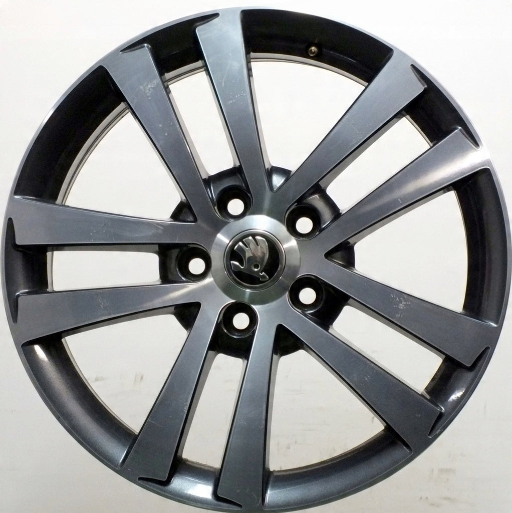 1x Alufelge 17 Zoll 7.0" 5x112 54ET Glanz 1Z0601025 Skoda Octavia Ii Rim Wheel