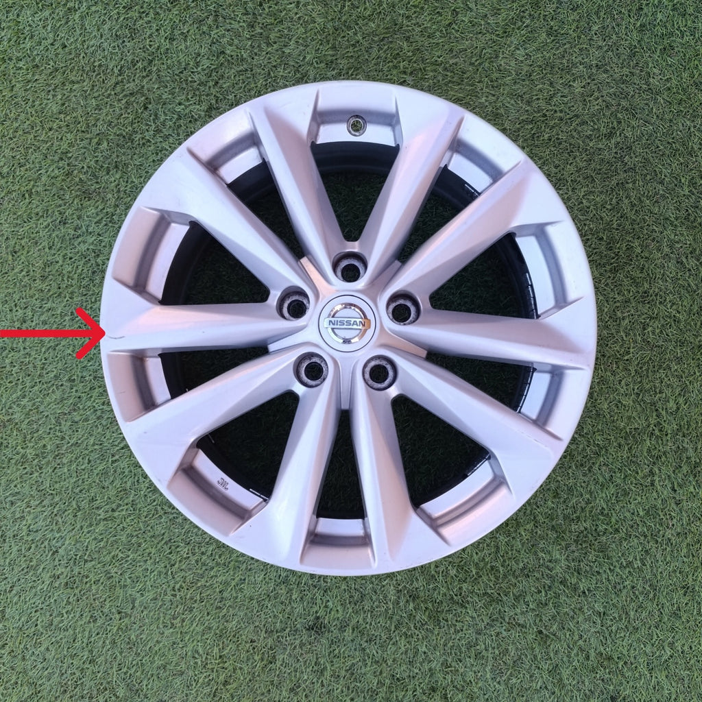 1x Alufelge 17 Zoll 7.0" 5x114.3 20ET 403004EA1B Nissan Qashqai II J11 Rim Wheel FEL5072591348jf