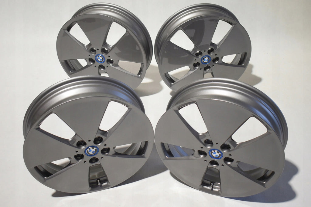 4x Alufelge 19 Zoll 5.0" 5x112 43ET Glanz Silber 6852053 BMW I3 I01 Rim Wheel FEL4768495632ei