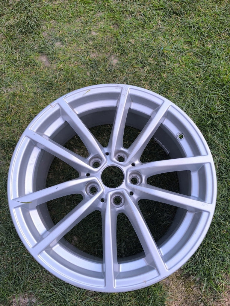 1x Alufelge 17 Zoll 7.5" 5x112 30ET Glanz Silber 6883520 BMW Rim Wheel FEL9499276594ik