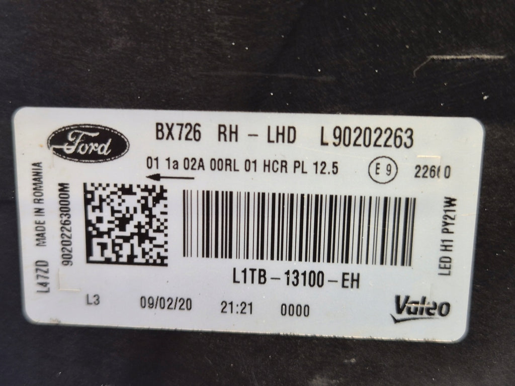 Frontscheinwerfer Ford Puma L1TB-13100-EH Rechts Scheinwerfer Headlight SCH1175261861mh
