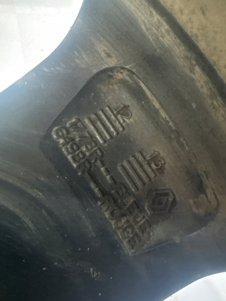 1x Alufelge 16 Zoll 6.5" 4x100 44ET Glanz Schwarz 40300 4318R Renault Clio I FEL4862607393kw