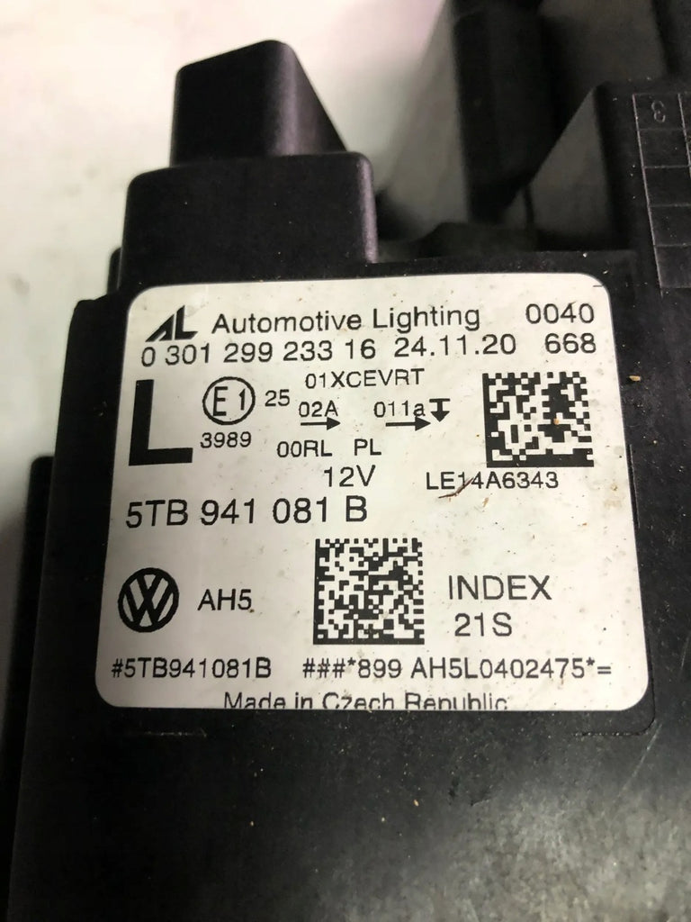 Frontscheinwerfer VW Touran 5TB941081 LED Links Scheinwerfer Headlight SCH8359687528nr