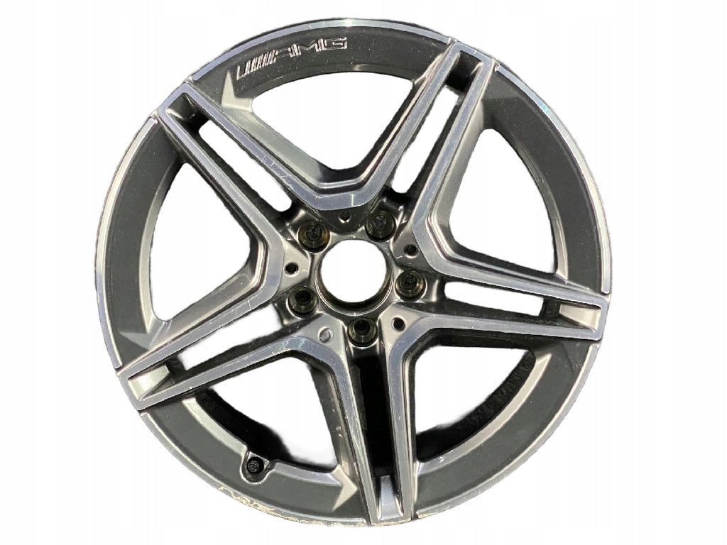 1x Alufelge 18 Zoll 8.0" 5x112 43ET Glanz Schwarz A2134016300 Mercedes-Benz W213 FEL8088506314pz