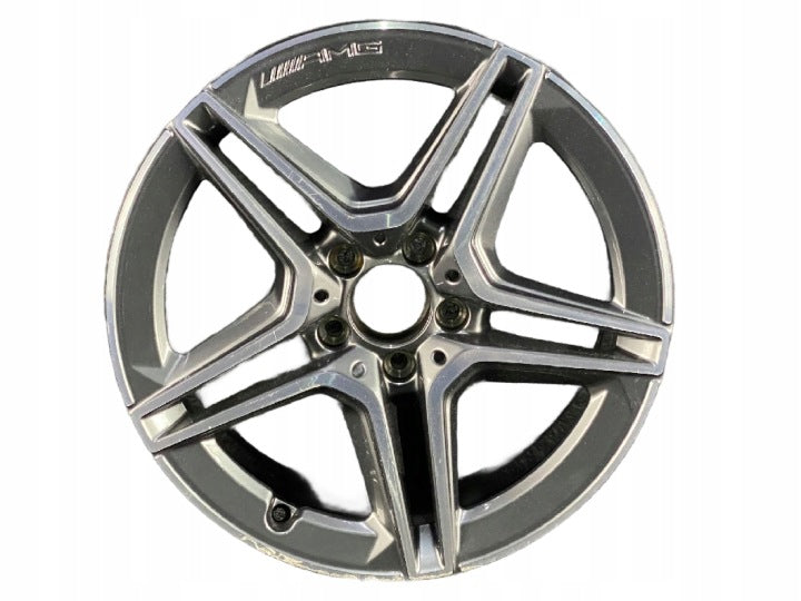 1x Alufelge 18 Zoll 8.0" 5x112 43ET Glanz Schwarz A2134016300 Mercedes-Benz W213 FEL8088506314pz