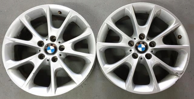 1x Alufelge 18 Zoll 8.5" 5x120 47ET Glanz Silber 6796251 BMW F30 F32 F31 FEL4221333434qk