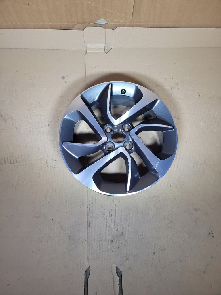 1x Alufelge 16 Zoll 6.5" 4x100 40ET Glanz Graphit Mg Corsa E D Rim Wheel