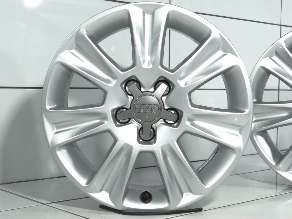 1x Alufelge 15 Zoll 6.5" 5x100 34ET Silber 8X0601025AQ Audi Rim Wheel