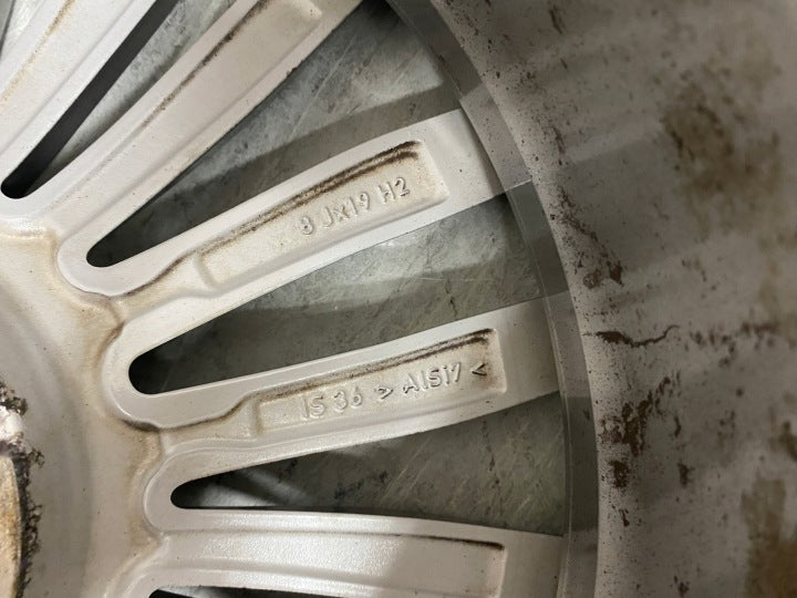 1x Alufelge 19 Zoll 8.0" 5x120 36ET Glanz Grau 6877136 BMW 3 F30 F31 Mg FEL4582668986yy