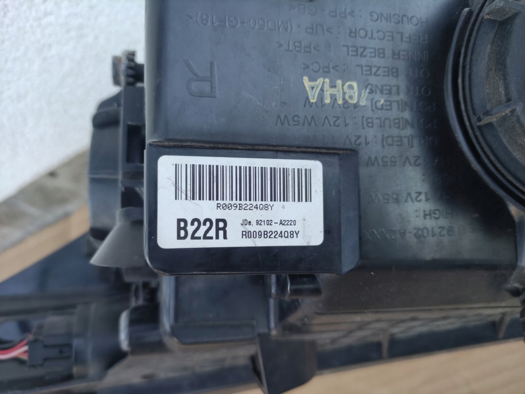Frontscheinwerfer Kia Ceed 92102-12220 Rechts Scheinwerfer Headlight SCH4991773440rv