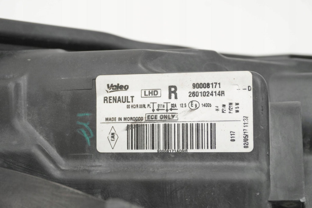 Frontscheinwerfer Dacia Dokker 260102414R Rechts Scheinwerfer Headlight SCH9414297777vt