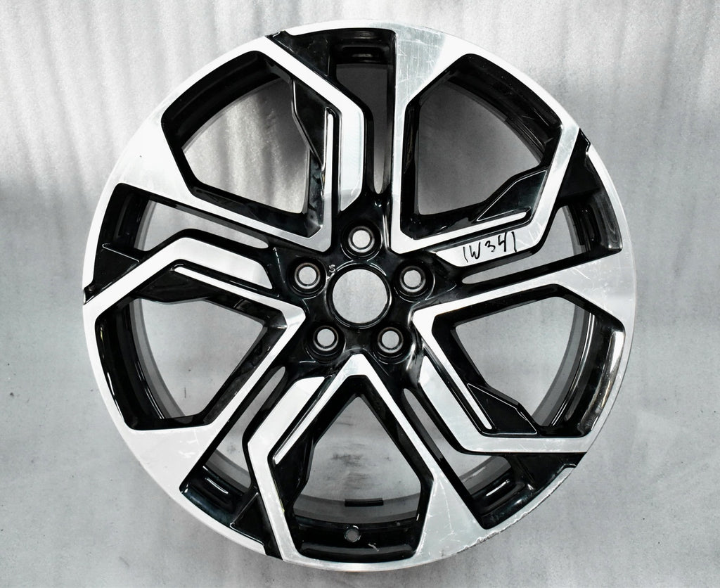 1x Alufelge 21 Zoll 9.0" 5x120 43ET Glanz Schwarz P0002221 Rim Wheel FEL6229972103xu