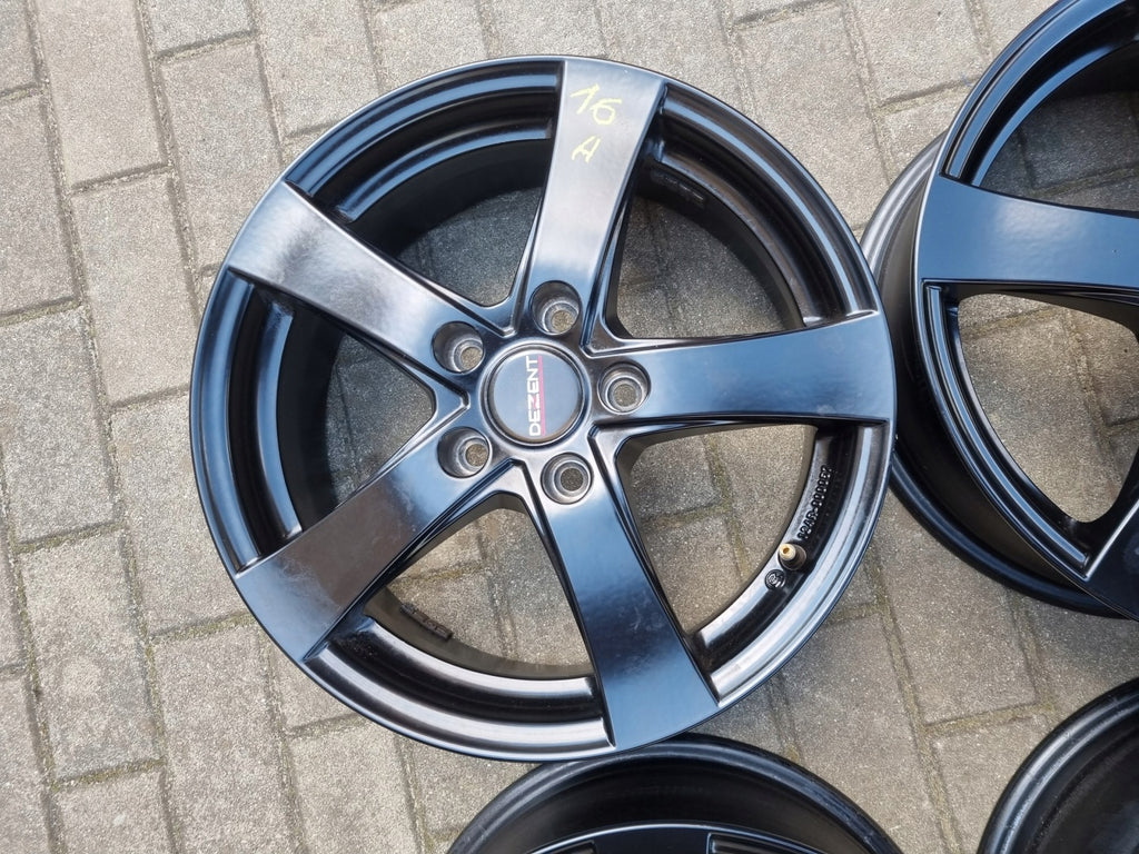 4x Alufelge 16 Zoll 6.5" 5x112 46ET Glanz Silber Audi I Rim Wheel FEL2900114384tb