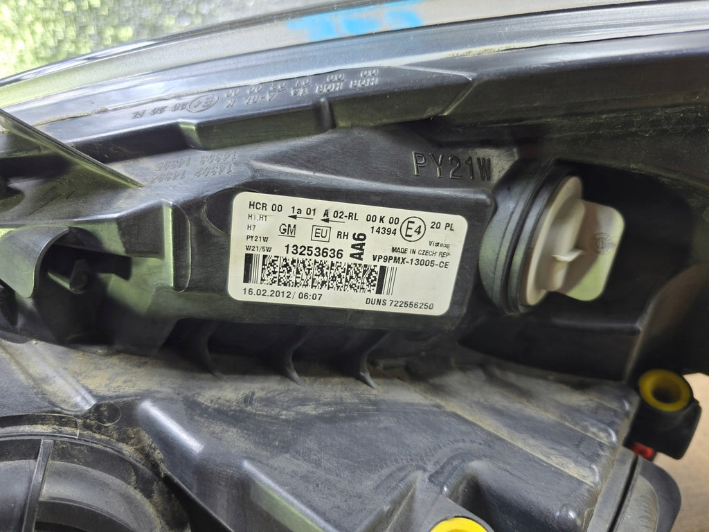 Frontscheinwerfer Opel Meriva B 13253636 Rechts Scheinwerfer Headlight SCH3393503900mg