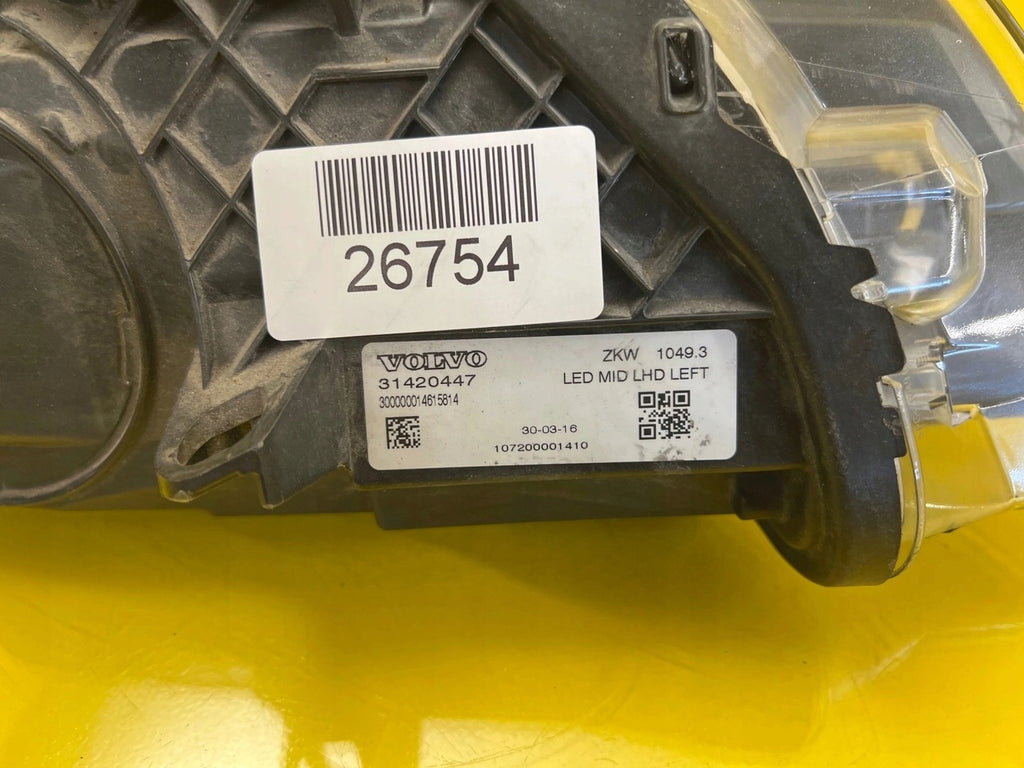 Frontscheinwerfer Volvo Xc40 31420447 LED Links Scheinwerfer Headlight SCH1510611546zv