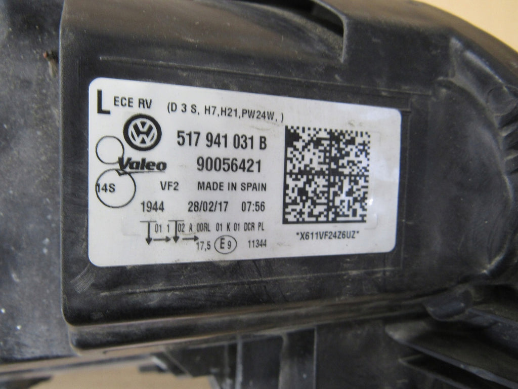 Frontscheinwerfer VW Sportsvan 517941031B Bi-Xenon Links Scheinwerfer Headlight SCH9676535829xk