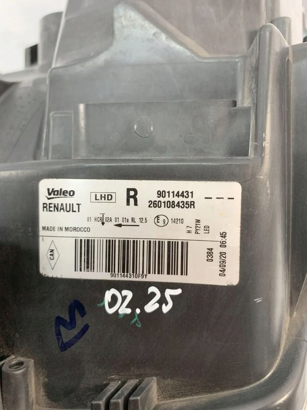 Frontscheinwerfer Dacia Sandero Logan 260108435R FALSE Scheinwerfer Headlight SCH8513220220yq