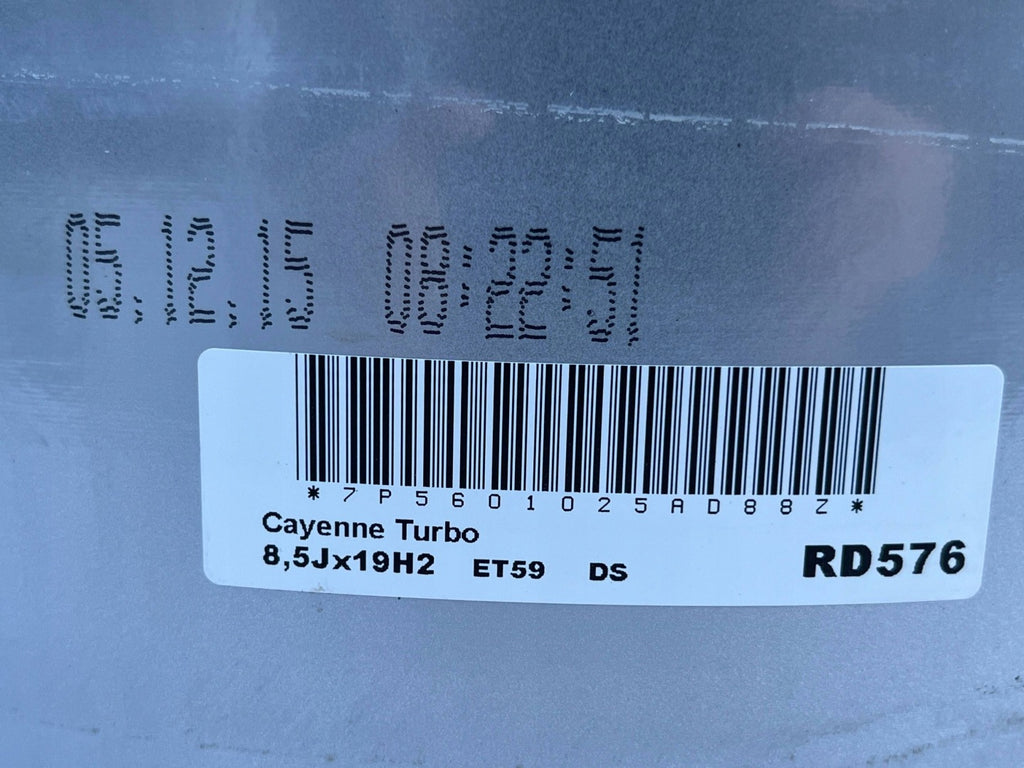 1x Alufelge 19 Zoll 5x130 59ET Glanz Silber 7P5601025AD Porsche Cayenne 92a FEL9751980331pb