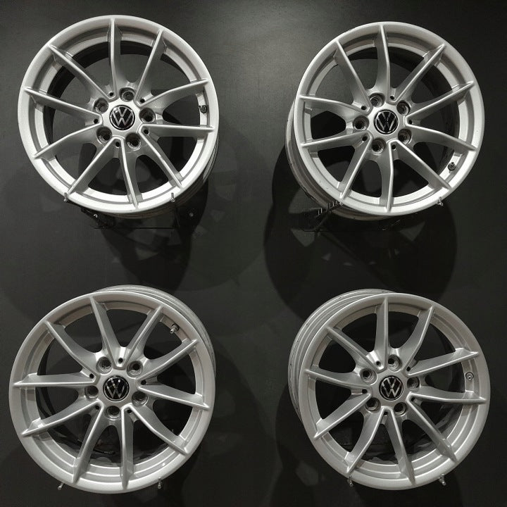 4x Alufelge 16 Zoll 6.5" 5x112 22ET 6876921-F605291 Audi I Rim Wheel FEL1877208667fc